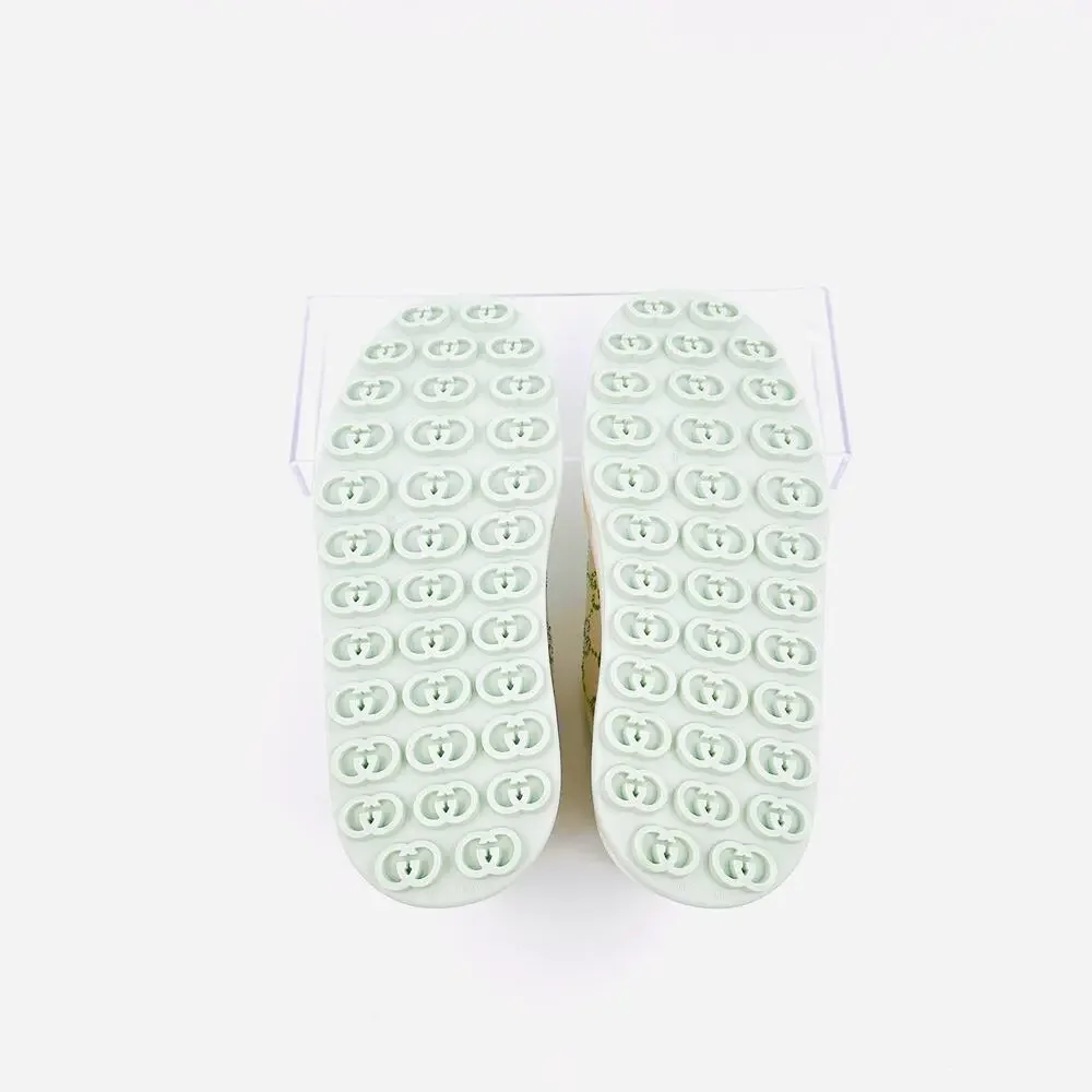 NIB Gucci Tennis 1977 EU 38 US 8 GG Crystal Platform Sneakers Cream White $1,350 - Picture 12 of 12